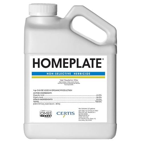 herbicide free HomePlate Non-Selective Weed Killer