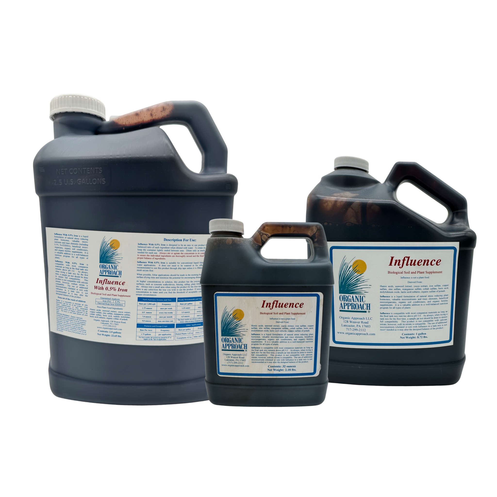 balanced organic liquid fertilizer Organic Approach Influence With & Without Iron – GrowItNaturally.com