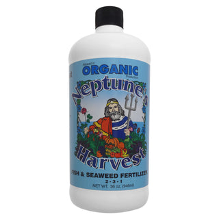 Neptune's Harvest Organic Fish & Seaweed Blend Quart 36 Ounce Organic Fertilizer