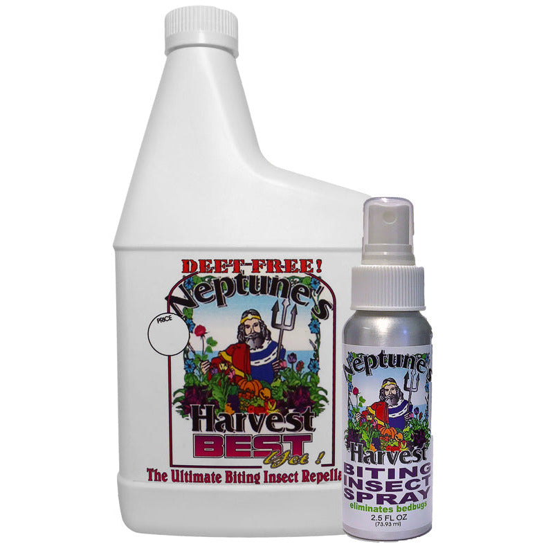 natural mosquito spray for garden Neptune's Harvest Biting Insect Repellant