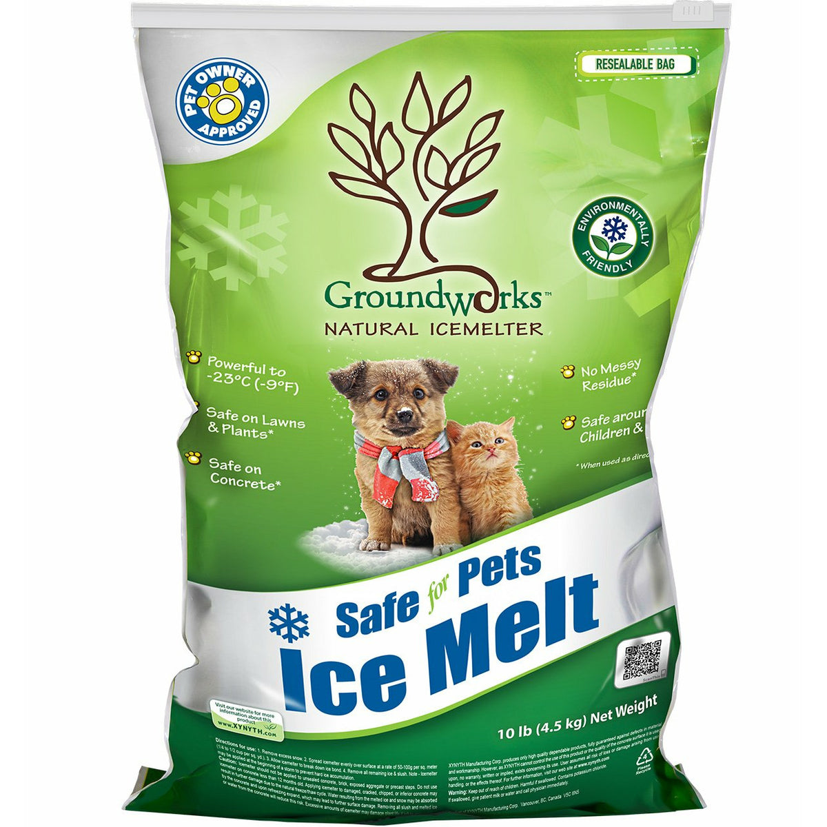 Groundworks Natural Pet-Friendly and Eco-Friendly Ice Melts Xynyth