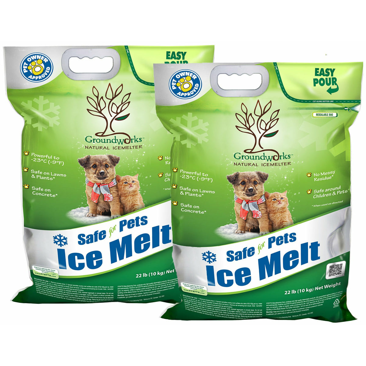 Groundworks Natural Pet-Friendly and Eco-Friendly Ice Melts Xynyth