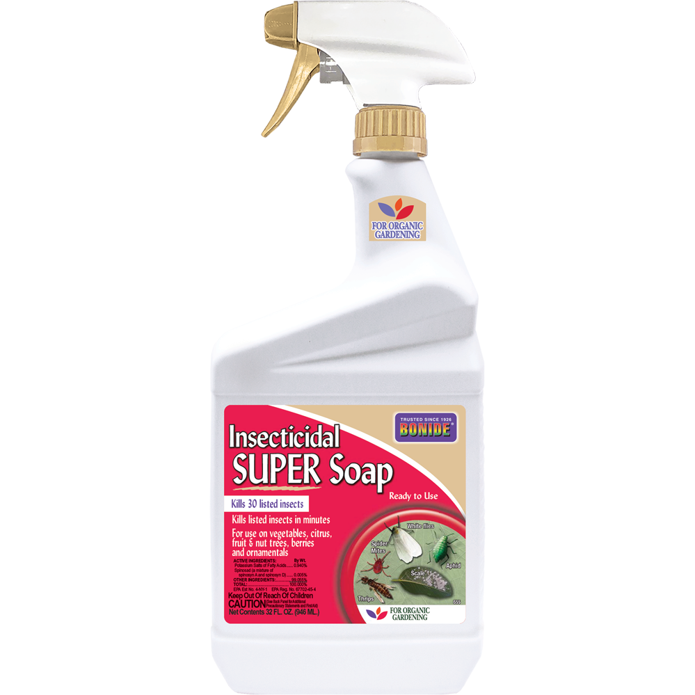 will insecticidal soap kill spider mites Bonide Insecticidal Super Soap, Ready-to-Use, 1 qt