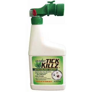 Tick Killz Organic Tick Killer & Control Hose End Sprayer 8 Ounce