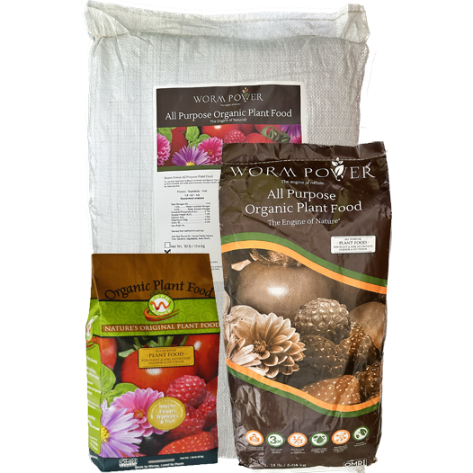 Worm Power Granular Worm Castings Organic Fertilizer Worm Power