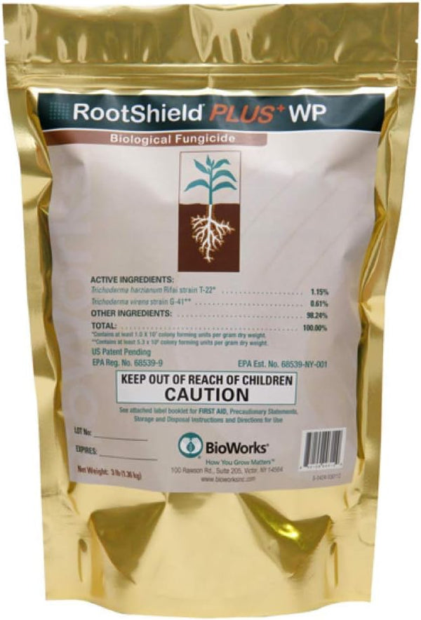 Rootshield Plus WP, Trichoderma harzianum T-22 & Trichoderma virens G-41 1 lb
