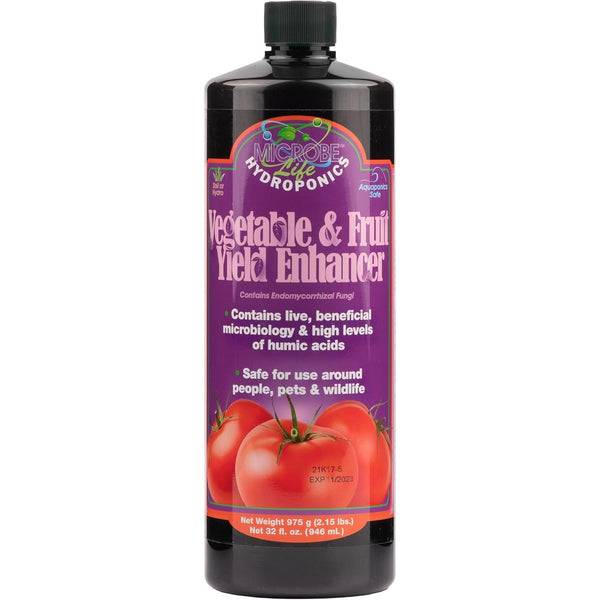 Microbe Life Hydroponics ML21346 Vegetable & Fruit Yield Enhancer, 32 oz