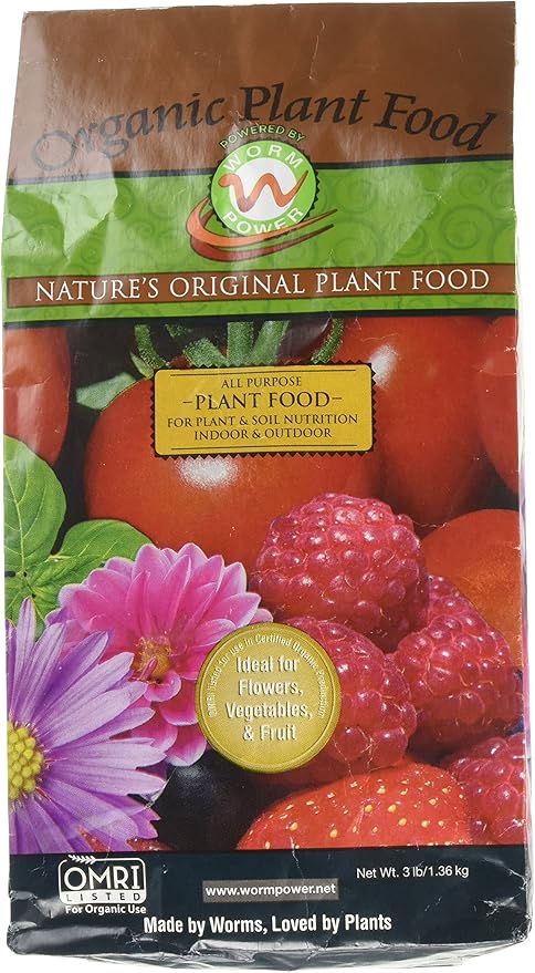 WPS-0003-12 Certified Organic Fertilizer, 3-Pound