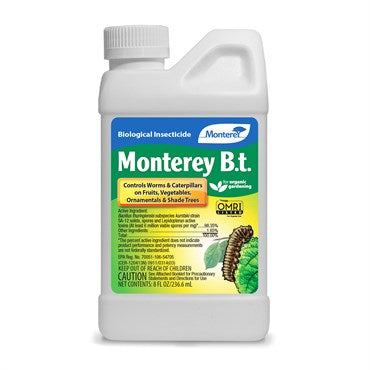 Monterey B.t. Bt caterpillar control
