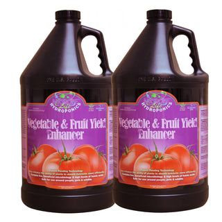 Vegetable & Fruit Yield Enhancer by Microbe Life Hydroponics, 2x Gallons