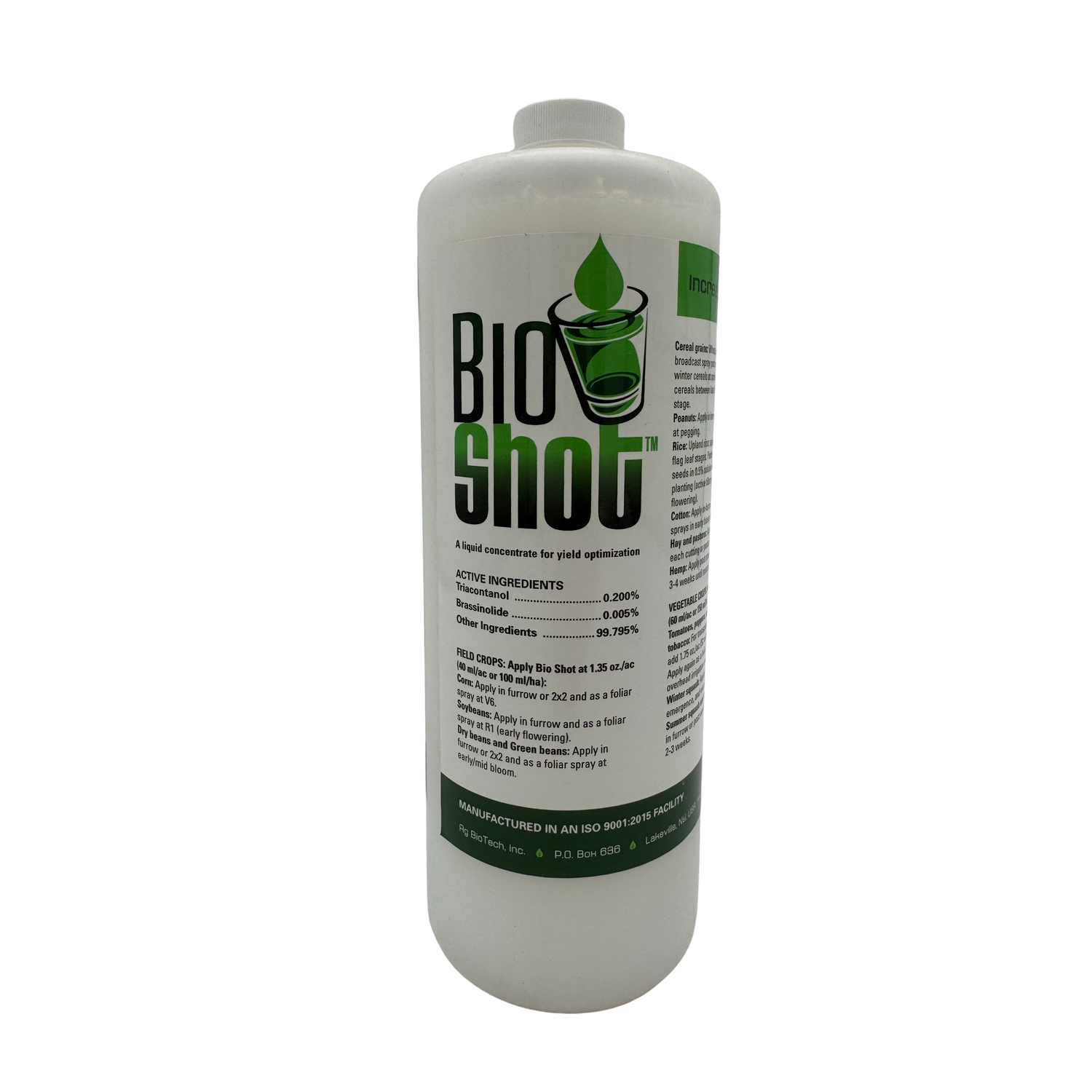 Bio Shot Growth Enhancer  (1 Liter or 33.8 oz.)