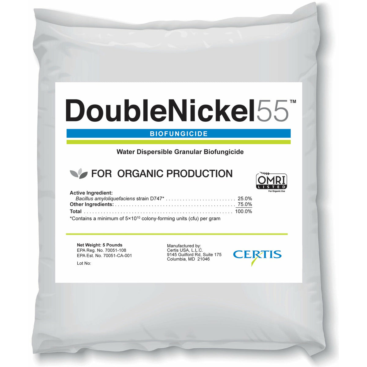 Double Nickel 55 WG & Double Nickel LC Disease Control GrowItNaturally.com