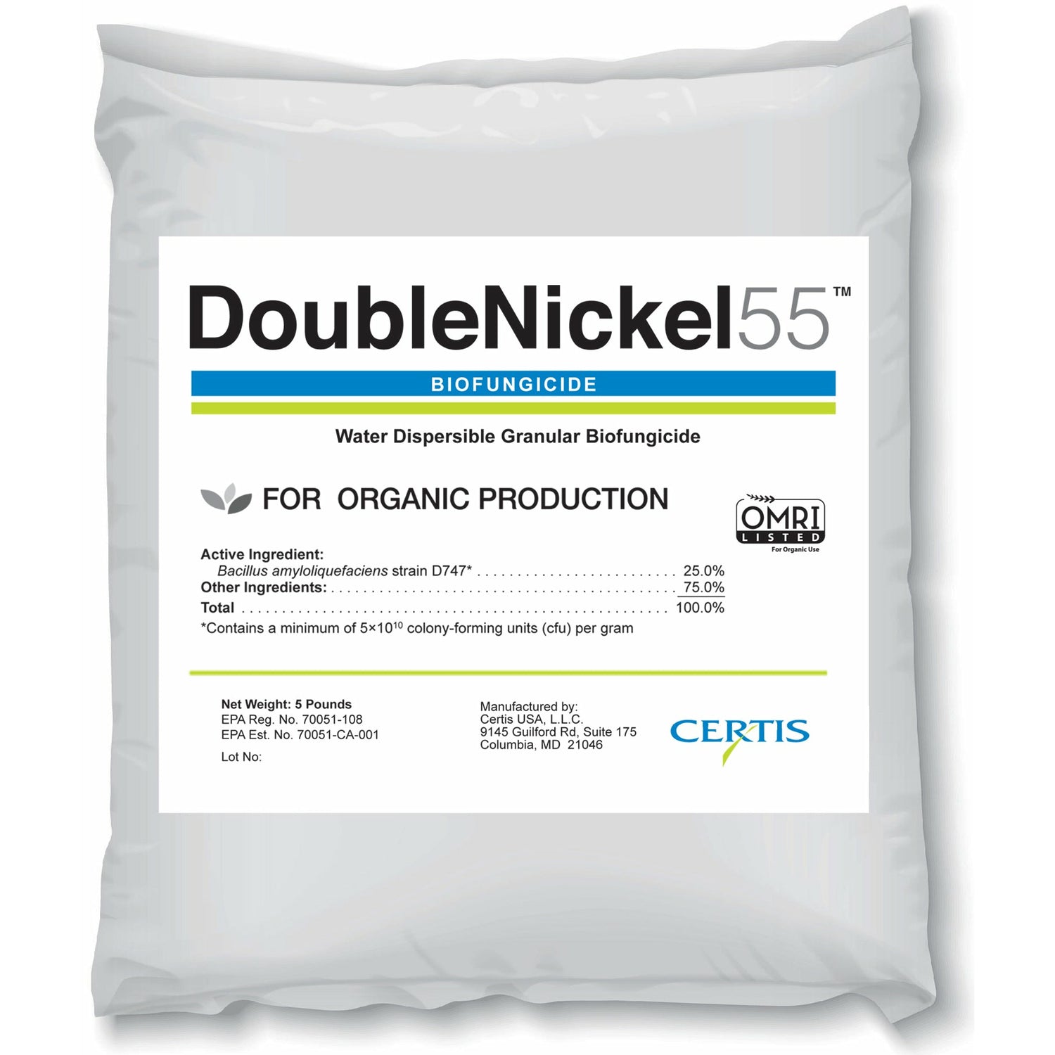 Double Nickel 55 WG & Double Nickel LC Disease Control GrowItNaturally.com