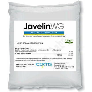 Javelin WG 5 lb. Insect Control GrowItNaturally.com