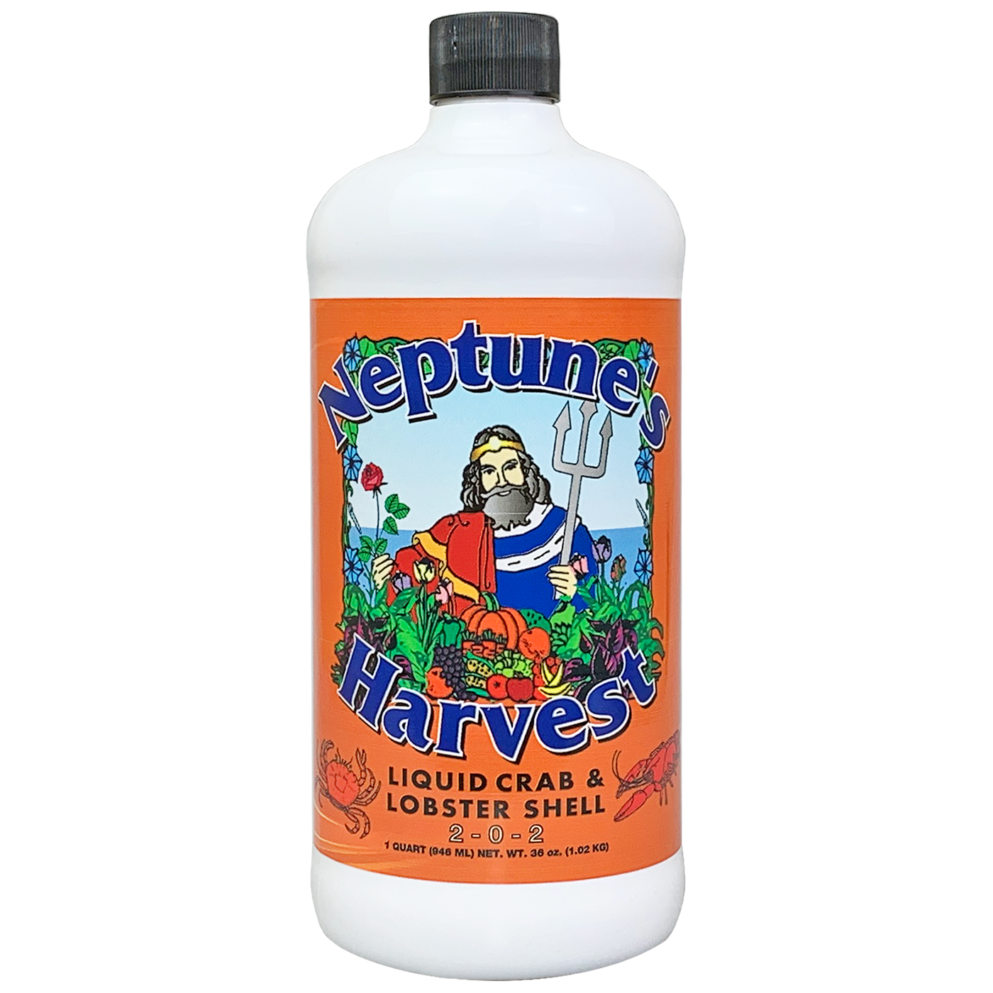 Neptune's Harvest Lobster & Crab Shell Liquid 2-0-2 GrowItNaturally.com