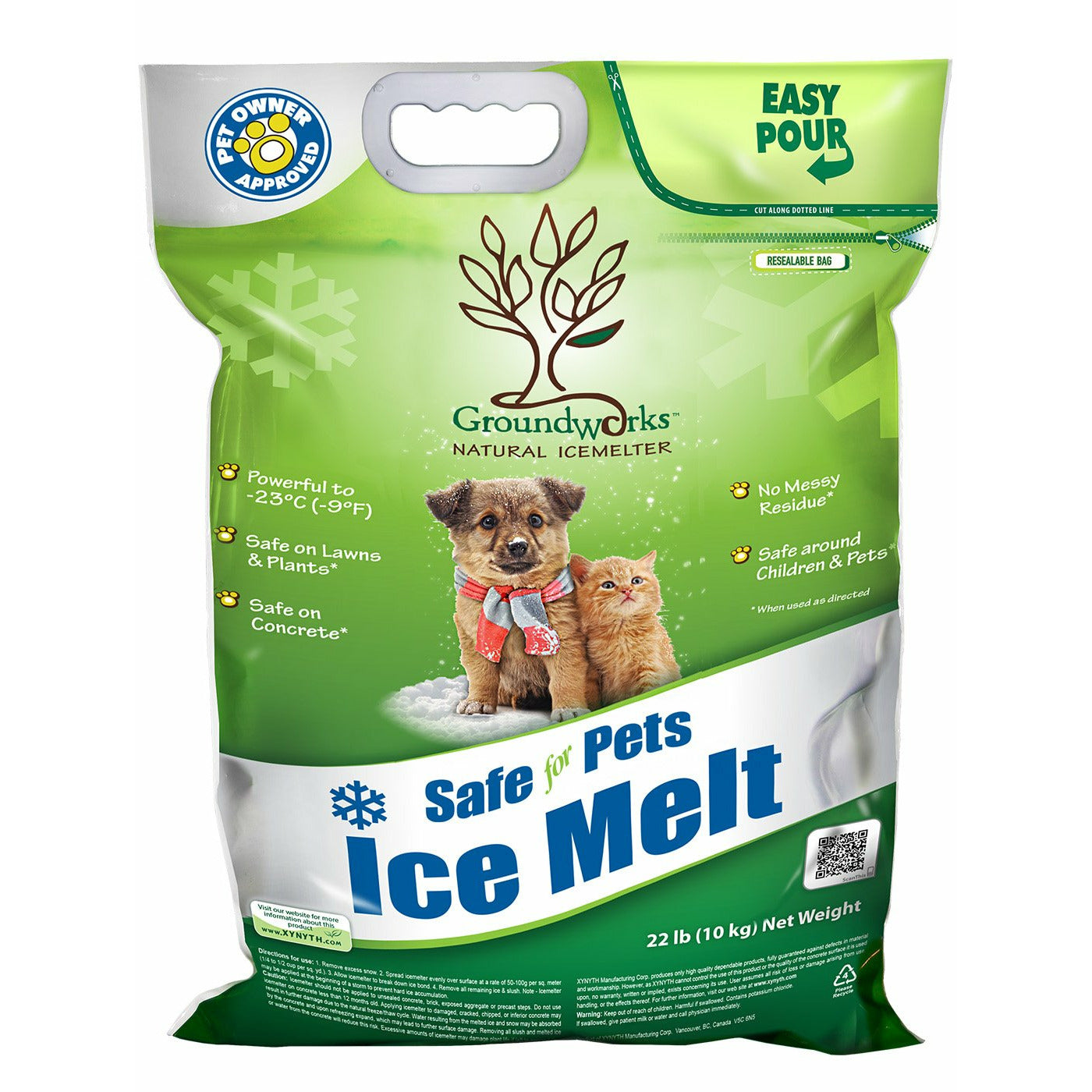 Groundworks Natural Pet and Eco Friendly Ice Melts Xynyth