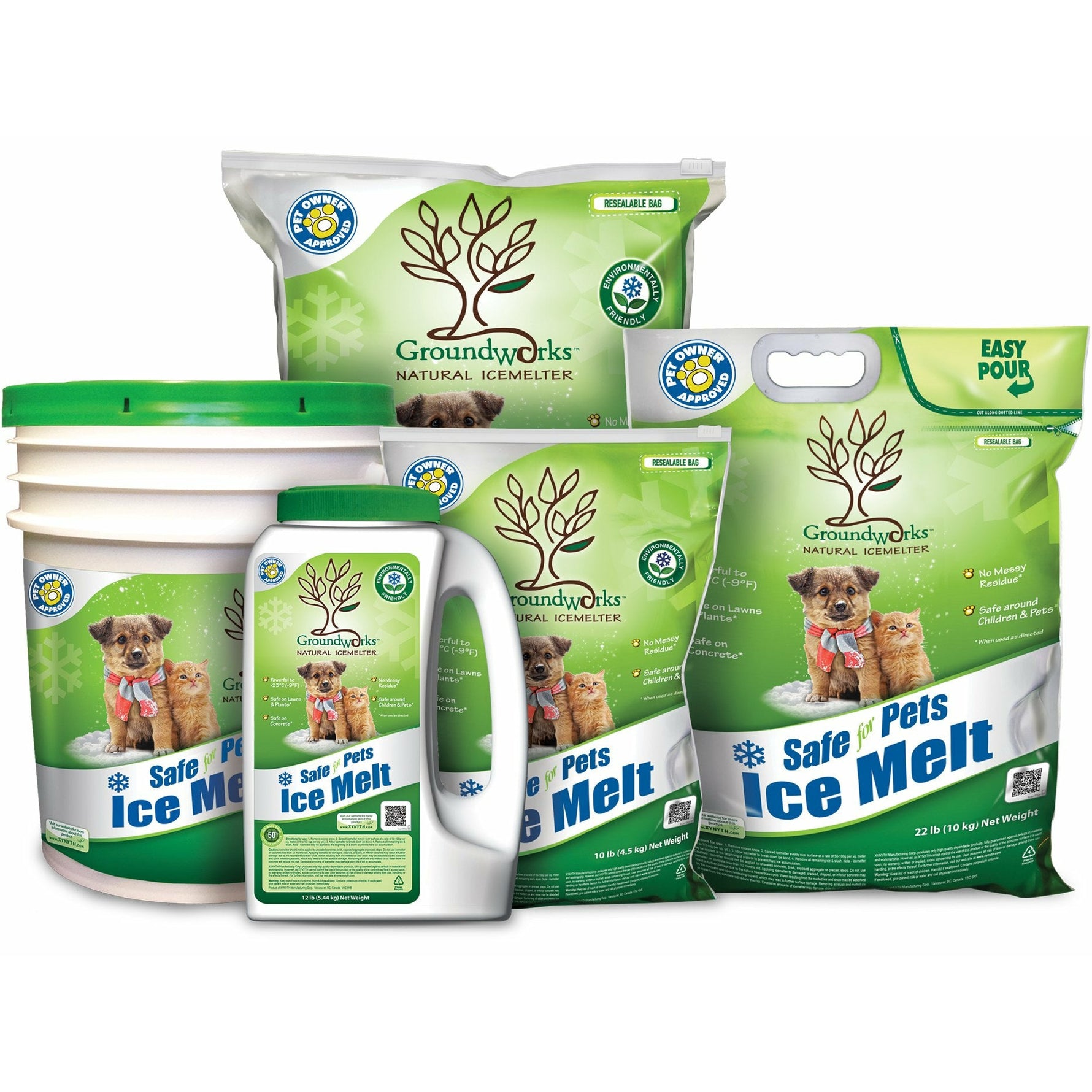 GroundWorks Natural Eco & Pet Friendly Professional Icemelter Pallets Ice Melt Pallet Xynyth